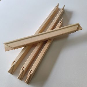 GW1935 19 x 35mm pine Standard Wooden Stretcher Bar profile