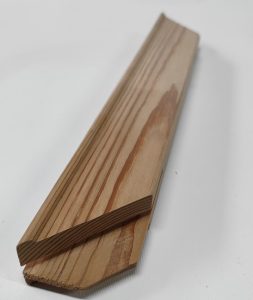 GW3860 38 x 60mm pine heavy duty wooden stretcher bar profile