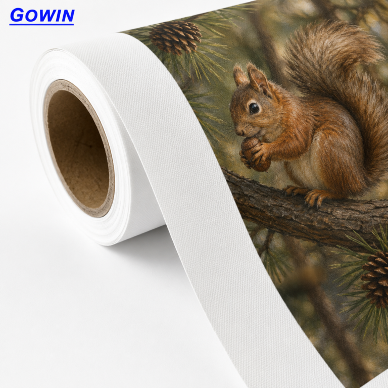 Cotton poly-cotton and polyester water-based canvas materials