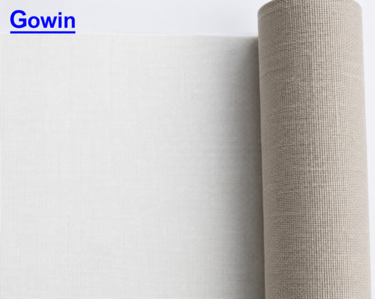 Linen canvas roll natural texture