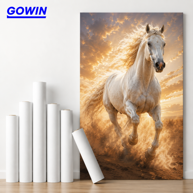 Matte gloss and satin eco solvent canvas rolls