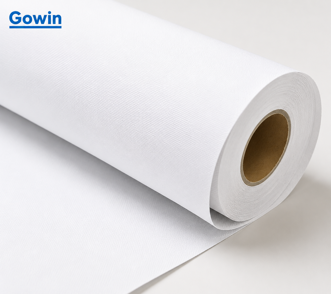 Printable canvas rolls for digital printing applications
