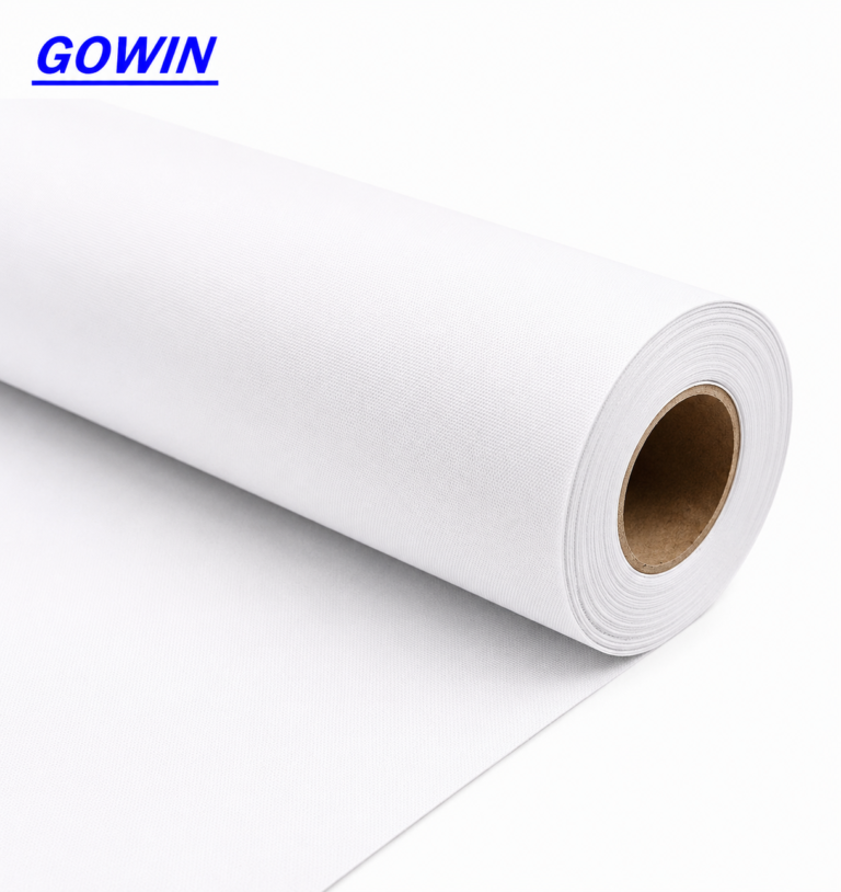 UV and latex compatible printable canvas rolls