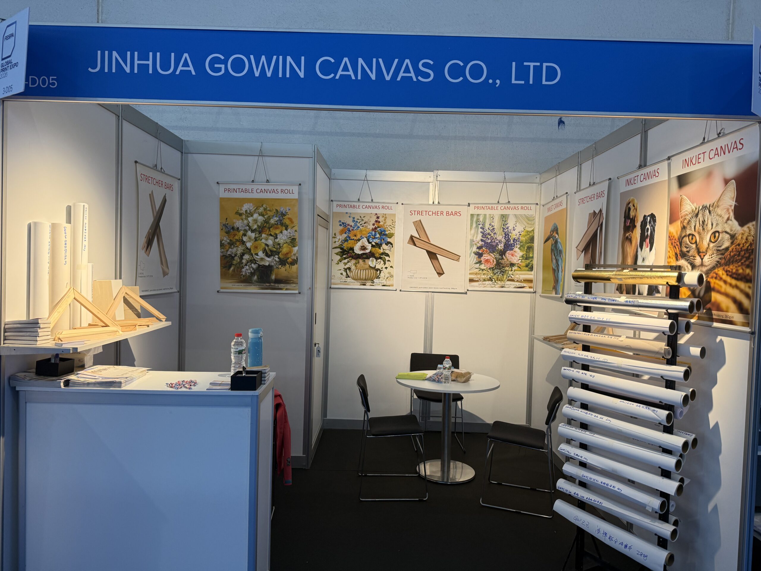 Gowin booth at FESPA 2026 Barcelona