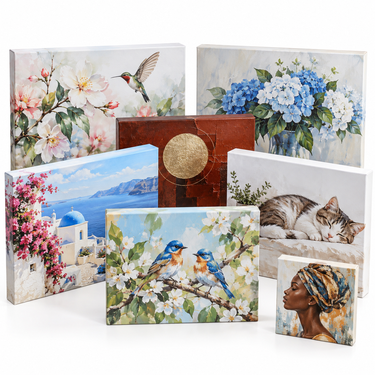 Wholesale printed canvas wall art in different sizes
